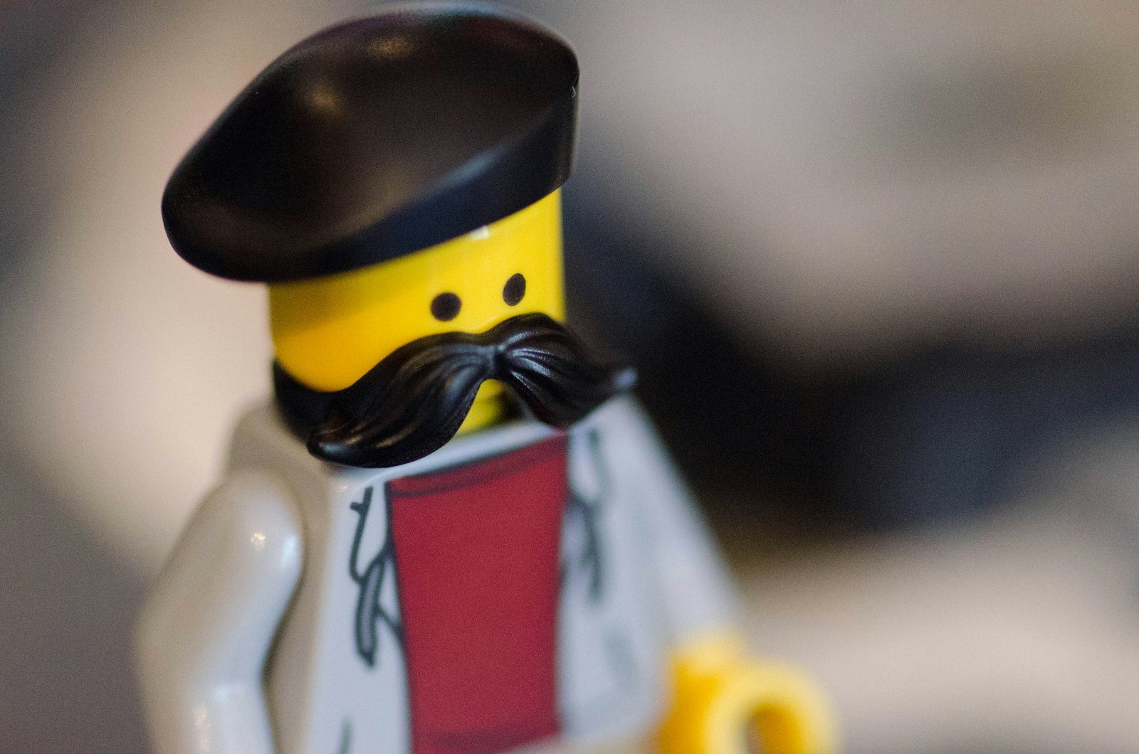 Man with a groomed moustache